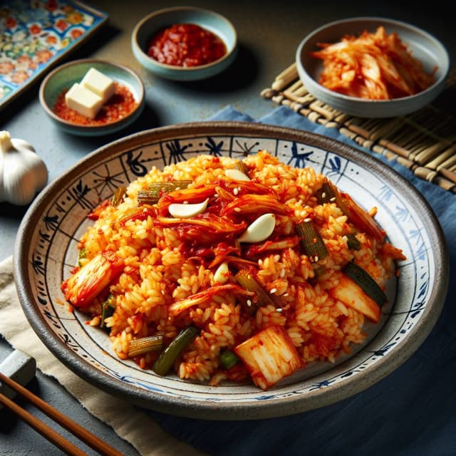 Spicy Kimchi Fried Rice