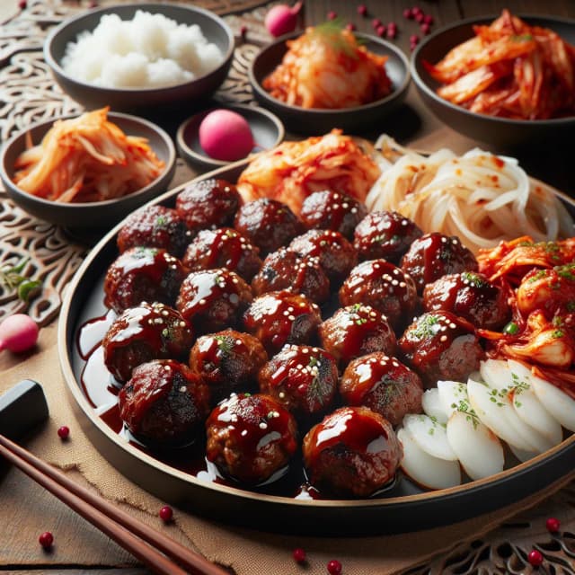 Korean BBQ Meatballs